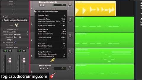 Using Groove Tracks in Logic Pro X