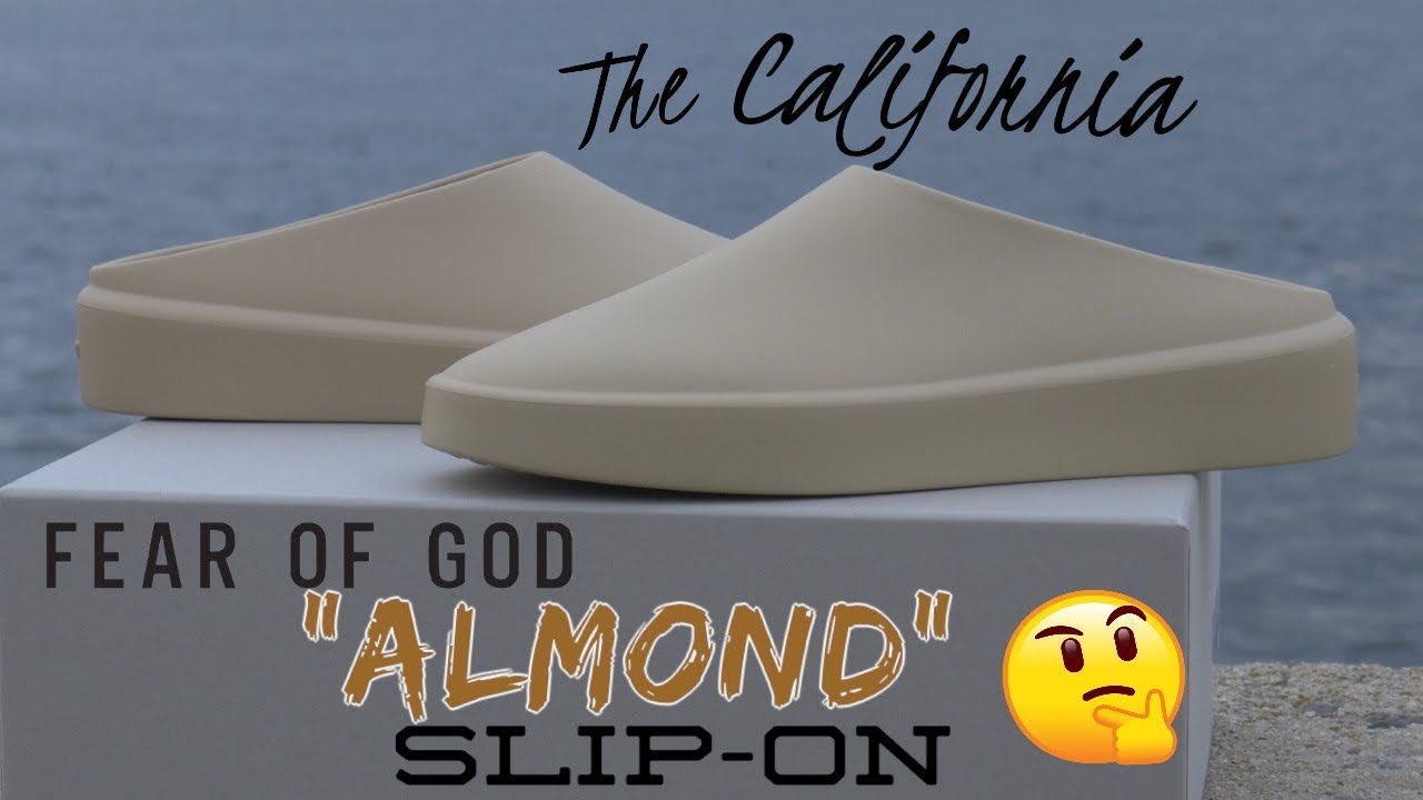 Fear of god Almond Slip on | on feet review