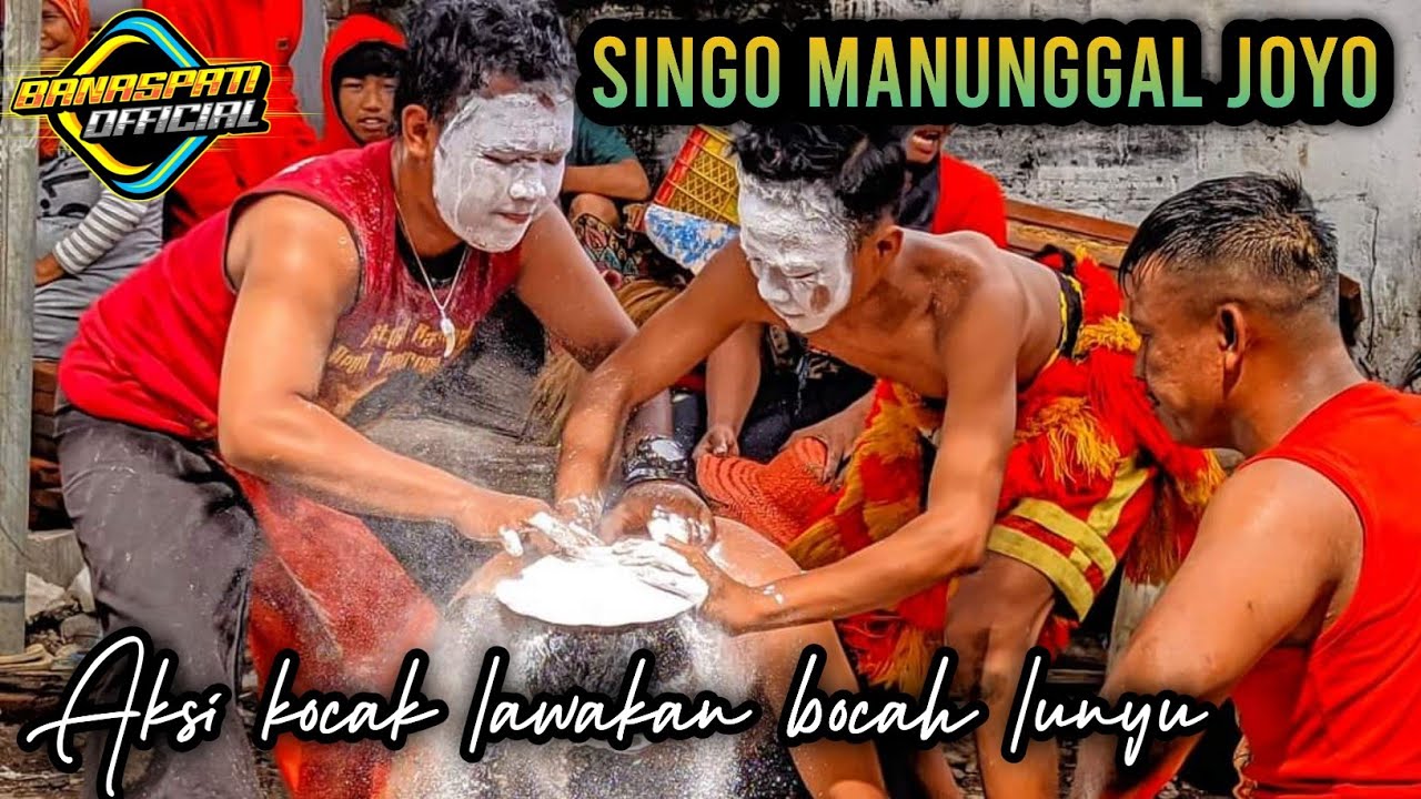 AKSI LAWAKAN KOCAK REOG SINGO MANUNGGAL JOYO FEAT BOCAH LUNYU LIVE PUGER WETAN