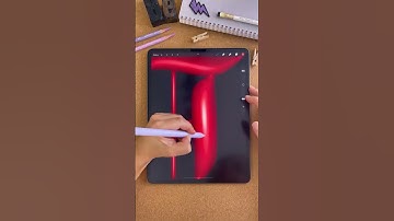 🎈 I is for It – 36 Days of Type on Procreate | #Shorts