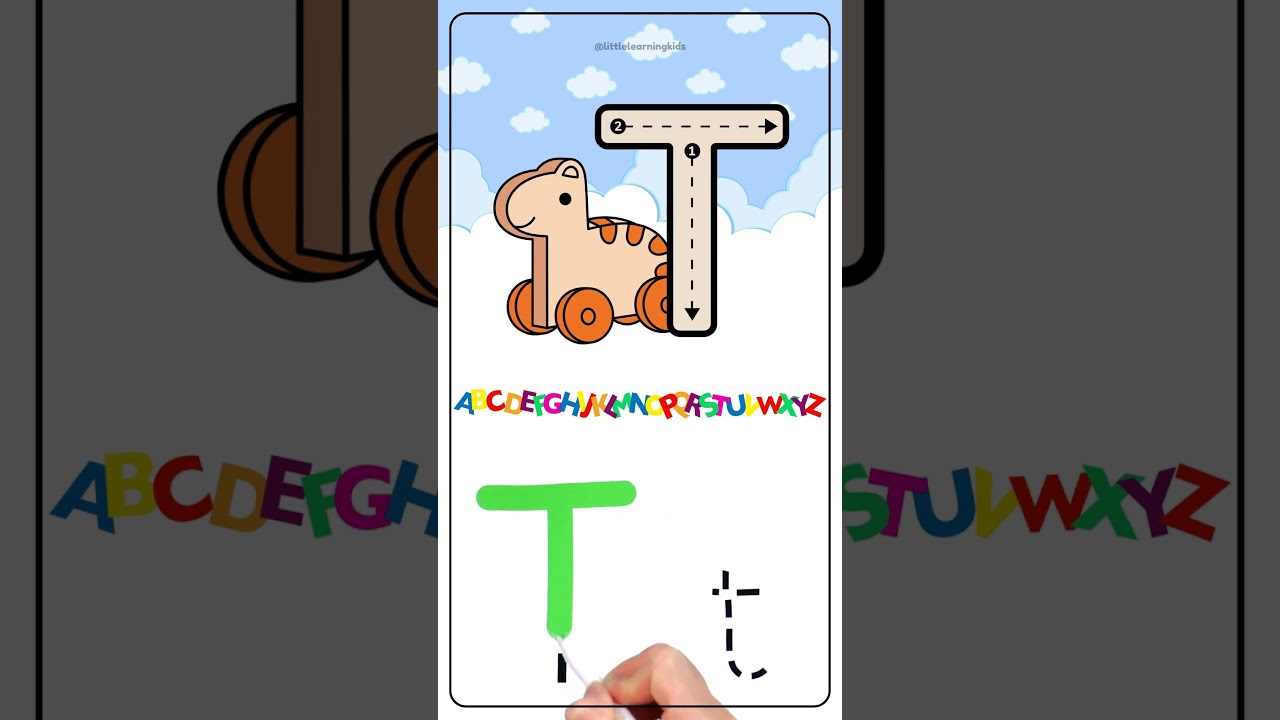 T – T is for Turtle 🐢 | ABC Alphabet