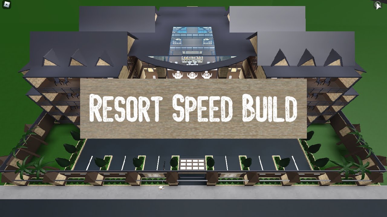 Resort Speed Build to Bloxburg YouTube