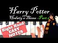 Harry Potter - Hedwig's Theme - Part 2 | Right hand Piano Tutorial | EASY | NOTES