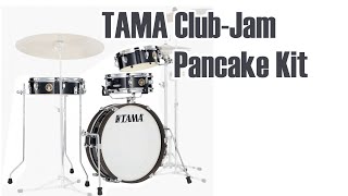 TAMA Club-Jam Pancake Kit 極薄モバイル(?)ドラムキット！