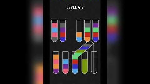 Water sort puzzle level 418