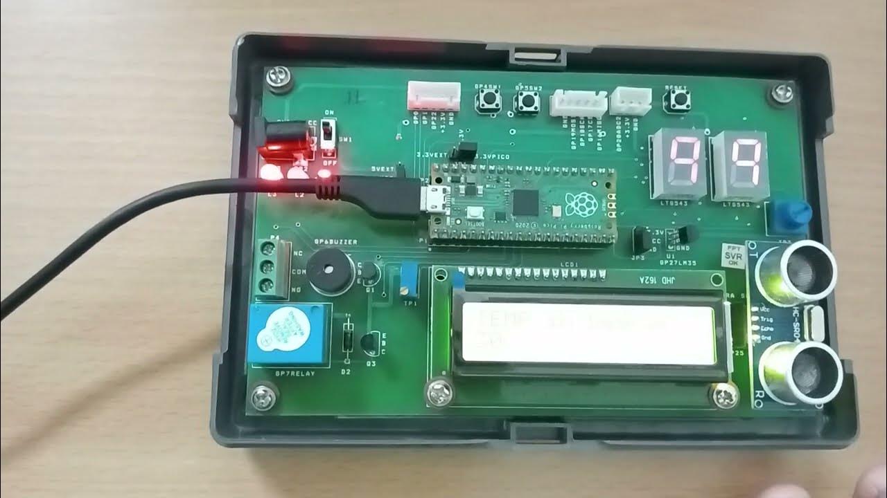 Breathing of LED & Volume Control of Buzzer using PWM in RP2040 Carrier