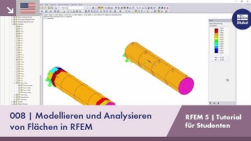 [EN] RFEM 5 - Tutorial für Studenten | 008 Modellieren und Analysieren von Flächen in RFEM