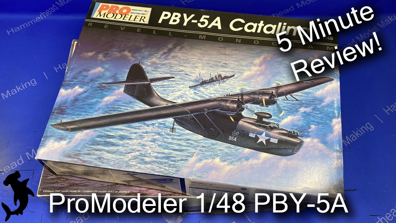 Monogram/ProModeler/Revell 1/48 PBY-5A | 5-минутный ностальгический обзор