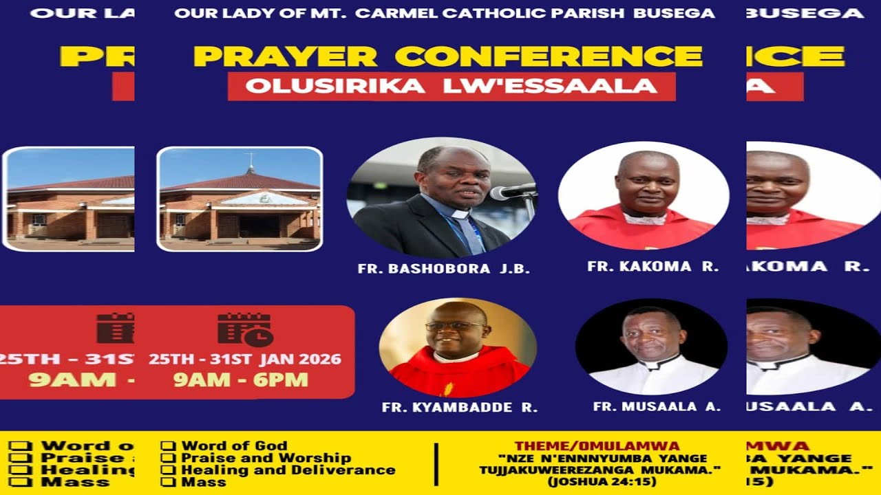 PRAYER CONFERENCE  DAY 4  @ OUR LADY OF MT CARMEL BUSEGA CATHOLIC PARISH