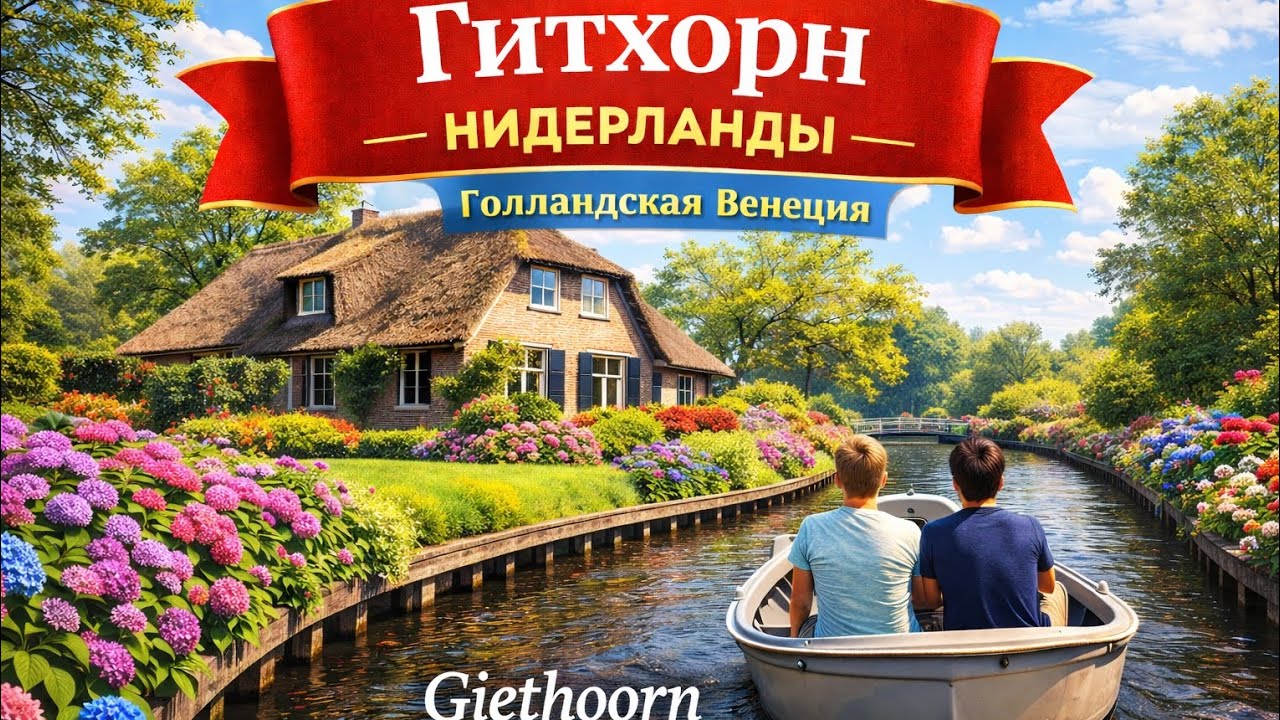Гитхорн — Голландская Венеция 🇳🇱 | Что скрывает самая сказочная деревня Нидерландов?