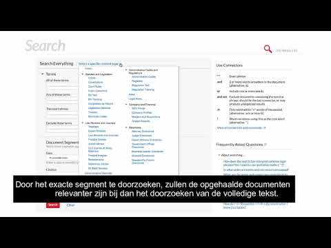 Nexis Uni® - Geavanceerd zoeken