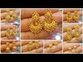 Exclusive Gold Earrings||Jhumka||Tops  Designs in Light Weight