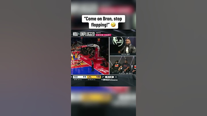 Kevin Hart called out LeBron for flopping 😂