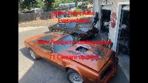 Rare Trans Ams in the shop, NEW products on the way, 71 Camaro Update