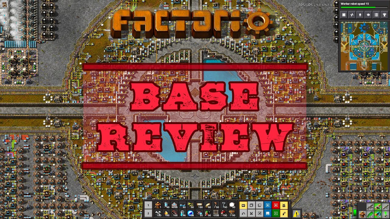 FACTORIO 0.18 | Review of Beautiful Megabase - Episode 56 - YouTube