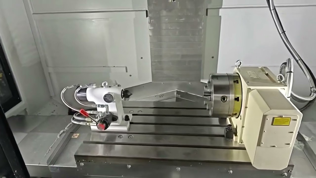 4th axis #CNCRotaryTable - YouTube