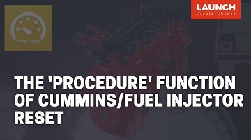 Launch X431 PAD5 LINK HD Cummins Fuel Injector Reset - Cardiagtool