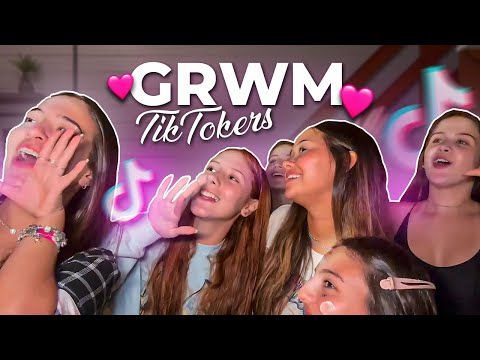 GRWM with the tiktokers! 😍❤️