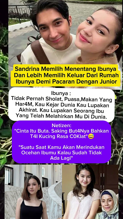 Demi Pacar, Sandrina Rela Keluar dan Durh4ka dengan kedua orang tua nya #artis #sandrina #junior