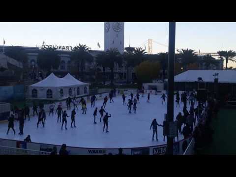 Video: Patinaje sobre hielo en San Francisco