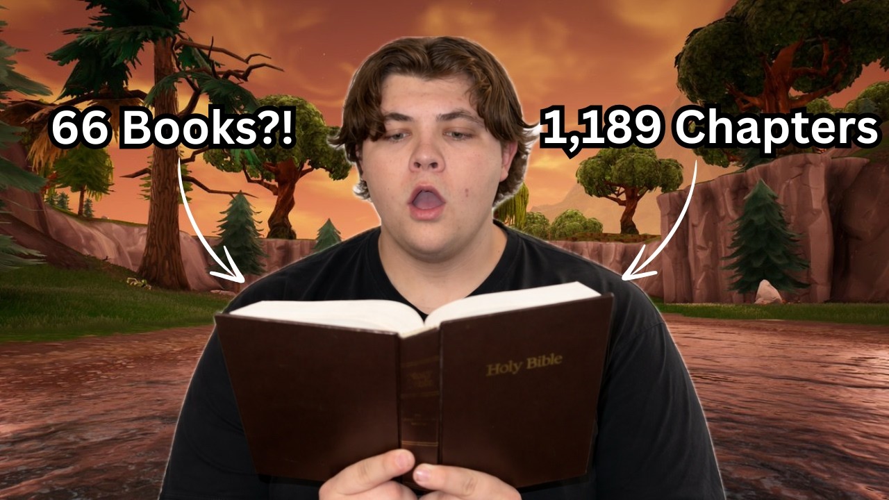 Fortnite, но каждая смерть = книга Библии
