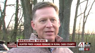 Human remains found in rural Cass County