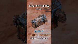 Painting the EX-7 Packet Runner, Part 1 -  Tabletop TV Quick Tips #shorts #dropfleetcommander