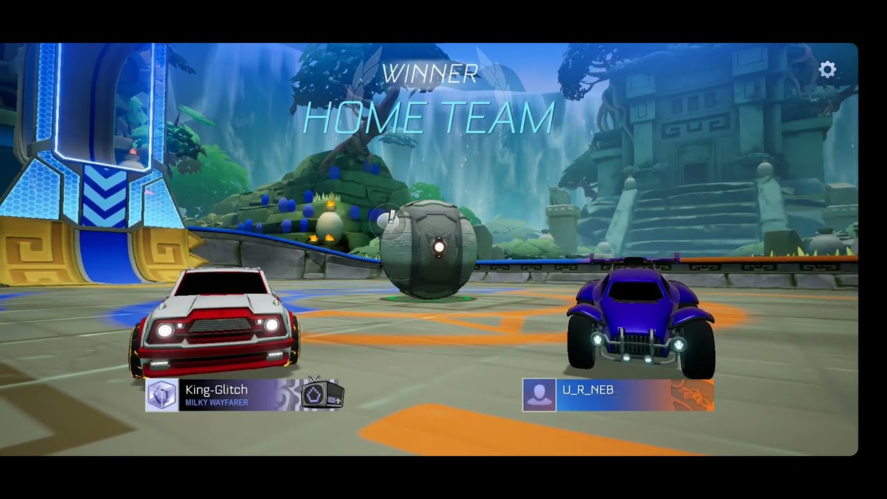 I'm good at soccar. Not so much basketball. #rocketleaguesideswipe on mobile.