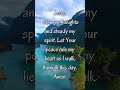 Morning Prayer For Peace
