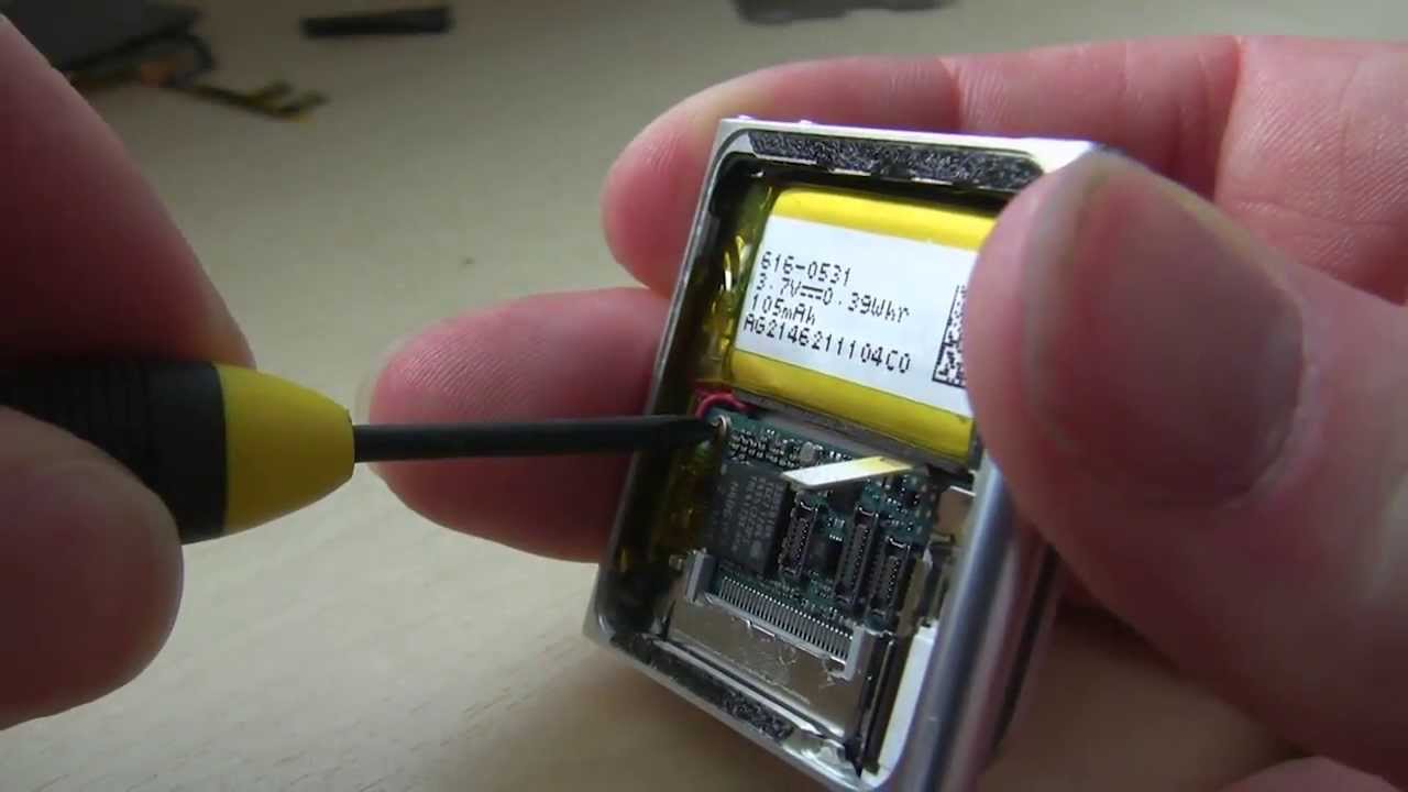 POV DIY Nano Power Button No Narration Fixing Apple Ipod 6th Gen - YouTube