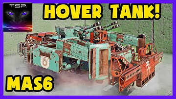 Crossout #749 - MAS6 - 2x mastodon + echo hover tank request build & PvP gameplay