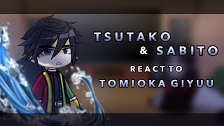 Tsutako and Sabito react to Tomioka Giyuu || RoseGacha