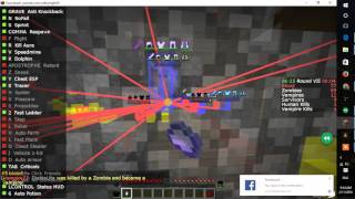 VAMPIREZ! I'VE TURNED INTO 1!  -Minecraft hacks with huzuni
