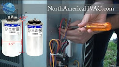 How to replace a Capacitor - HVAC A/C Capacitor Replacement