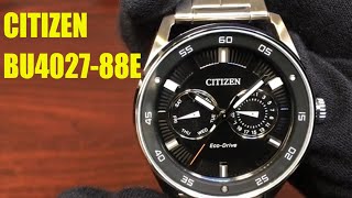 Citizen Eco-Drive Steel Day and Date Multifunction Watch BU4027-88E