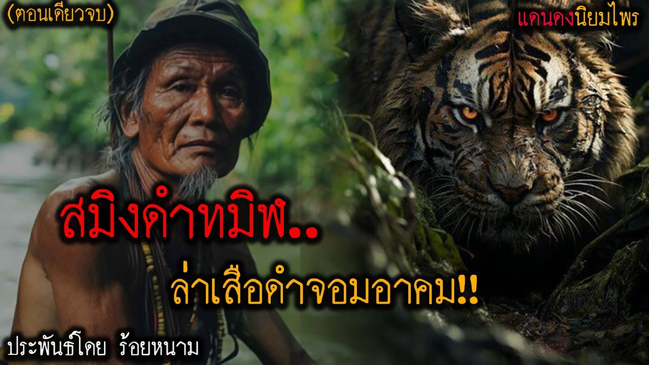 สมิงดำทมิฬ..ล่าเสือดำจอมอาคม!! (ตอนเดียวจบ) l แดนดง นิยมไพร