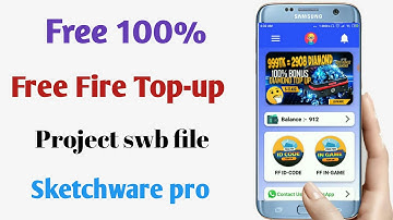 freefire topup projects free |freefire topup swb |  free download sketchware project