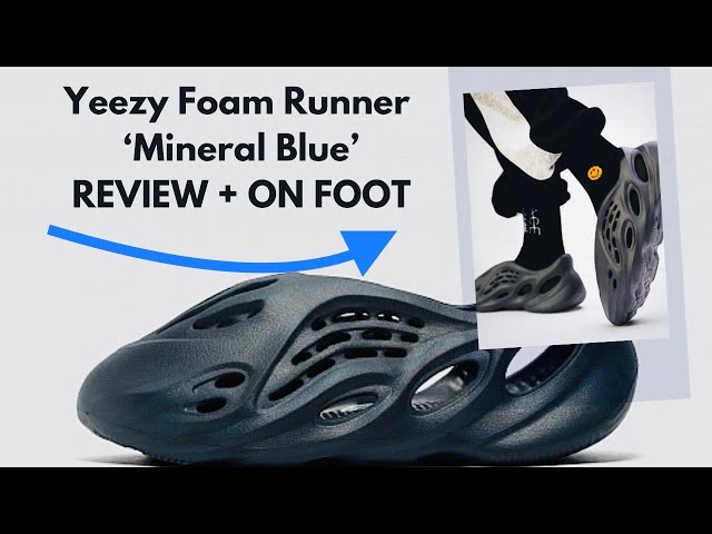 Yeezy Foam Runner Mineral Blue First Impressions & Sizing! 