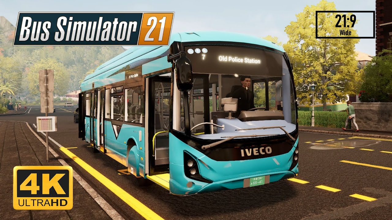 Bus Simulator 21 - Iveco E-way by Heuliez 12m - Angel Shores | Logitech G29