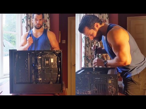 Because you definitely want to watch Henry Cavill build a gaming PC