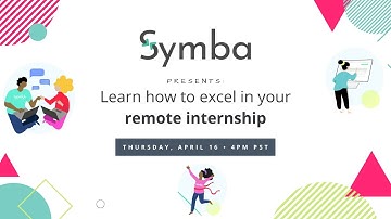 Learn how to excel in your remote internship this summer!