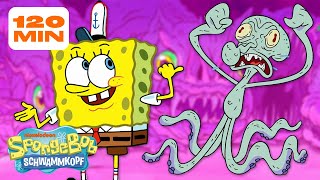 SpongeBob | Alle Monster in Bikini Bottom! | 2 Stunden-Compilation | SpongeBob Schwammkopf