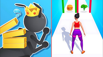 Games || Tiny Run🆚Twerk Race 3D Walkthrough Android IOS Max Gameplay BT1