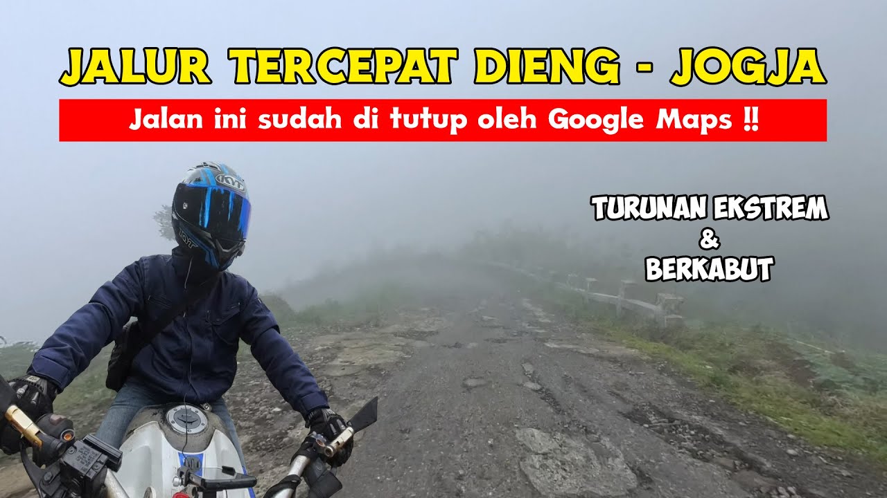 Jalur Tercepat DIENG - JOGJA | Perjalanan Melewati Turunan Curam PALING BERBAHAYA!