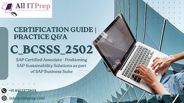 C_BCSSS_2502 Sample Questions & Answers | Positioning SAP Sustainability Solutions