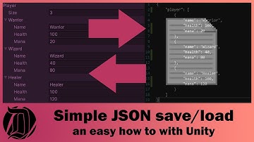 The most simple way to save and load data in Unity using JSON files. Quick and easy tutorial!