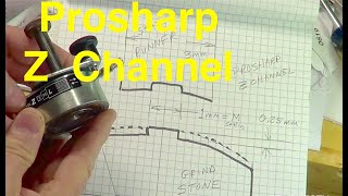 Prosharp Z Channel cut hockey skate sharpening