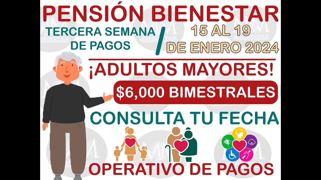 🤑¡Atención! estos son los abuelitos que cobran $ 6,000 la próxima ...