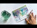 Step by step painting - negative painting