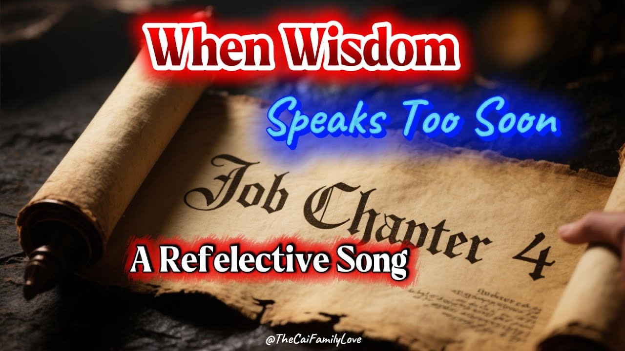 When Wisdom Speaks Too Soon: A Reflective Song for Job Chapter 4